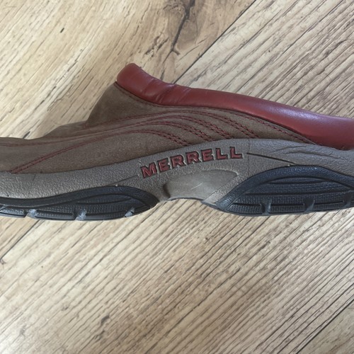 MERRELL Women’s Primo Quilted Slide SLIP ON SHOES Sz Uk 5 Earth Red Mules Sandal - Picture 11 of 11