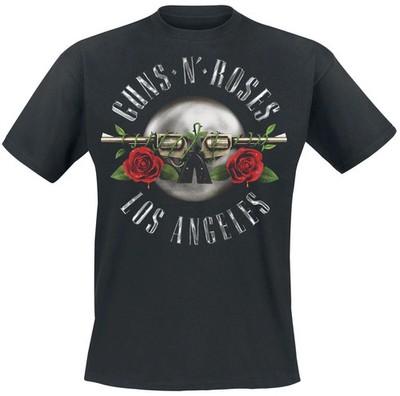 Guns N' Roses T-Shirt Herren Los Angeles Seal schwarz