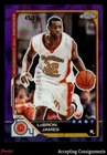 2025 Topps Chrome McDonald's All American Basketball Purple Lava Refractor Lebron James #98