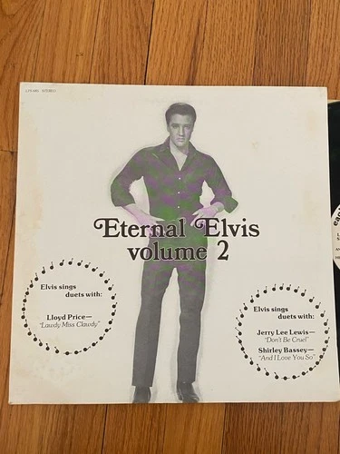 ELVIS PRESLEY ELVIS ETERNAL ELVIS VOLUME 2 NM LP MORE ELVIS LPS FREE SHIP