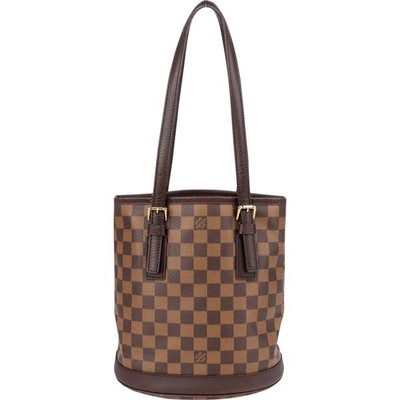 Louis Vuitton Damier Ebene Monogram Bucket Bag PM Handbag Tasche