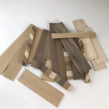 Scrap Wood For Arts And Crafts Supplies Cherry Walnut Oak Variety Pack Lot 151