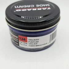 Tarrago Shoe Polish # 124 Purplish Cream Leather Protector 1.76 oz. 50ml Boot