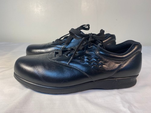 Nuevos zapatos SAS Free Time para mujer de cuero negro con cordones trípode cómodo - EE. UU. 10,5 - Imagen 2 de 7