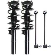 Struts w/Coil Spring Sway Bar Front Left & Right For Volkswagen Beetle 2012-2017