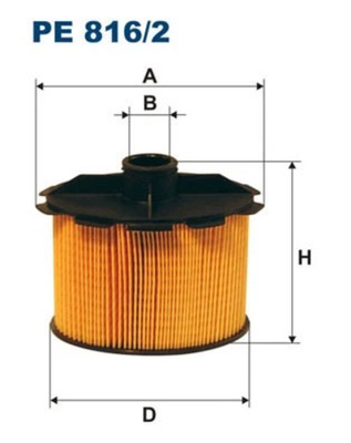 For FILTRON PE 816/2 FUEL FILTER - DIESEL 1.9D CITRO? N BERLING