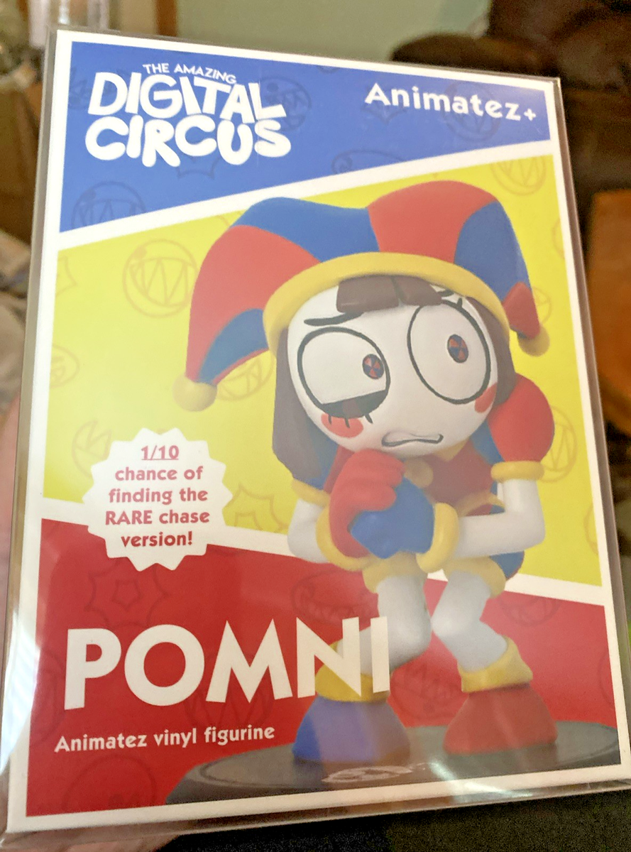 XDDCC POMNI THE AMAZING DIGITAL CIRCUS ANIMATEZ VINYL FIGURINE