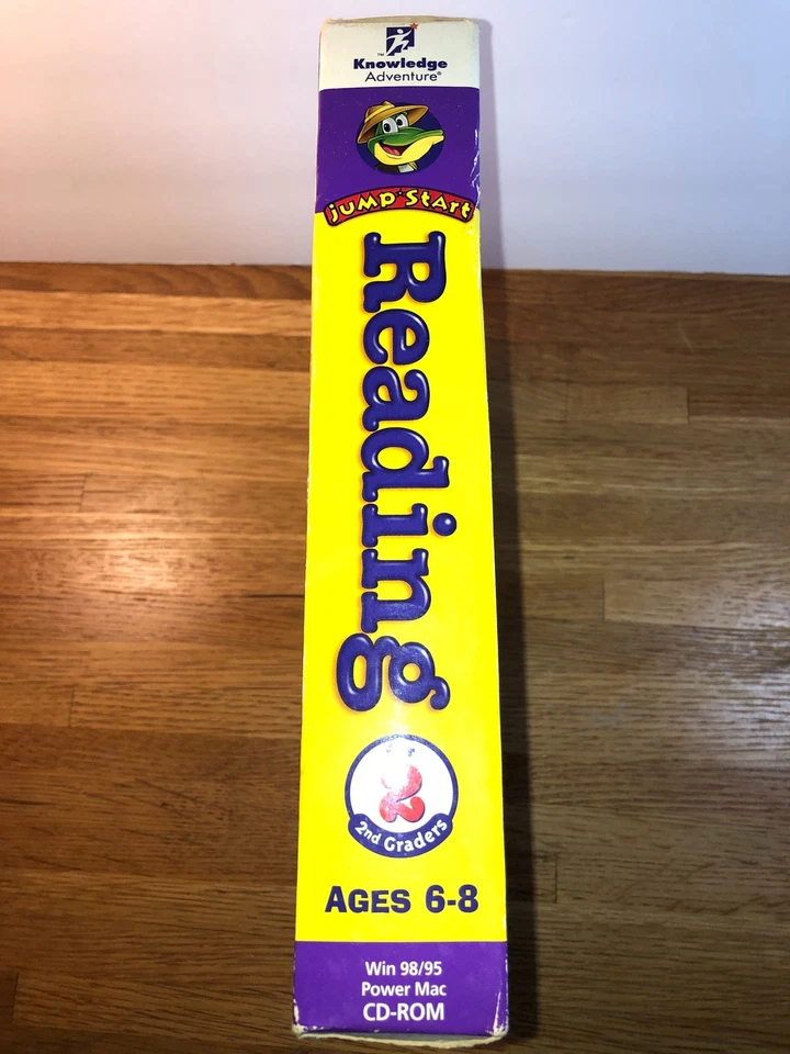 NEW Jump Start Reading for Second Graders Big Box PC CD-ROM Windows RARE SEALED - Image 3 of 4