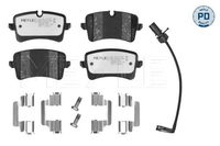 Meyle BremsbelÄGe Passend FüR Audi A6 4G2 4GC 4G5 4GD 4GH 4GJ A7 4GA 4GF POR