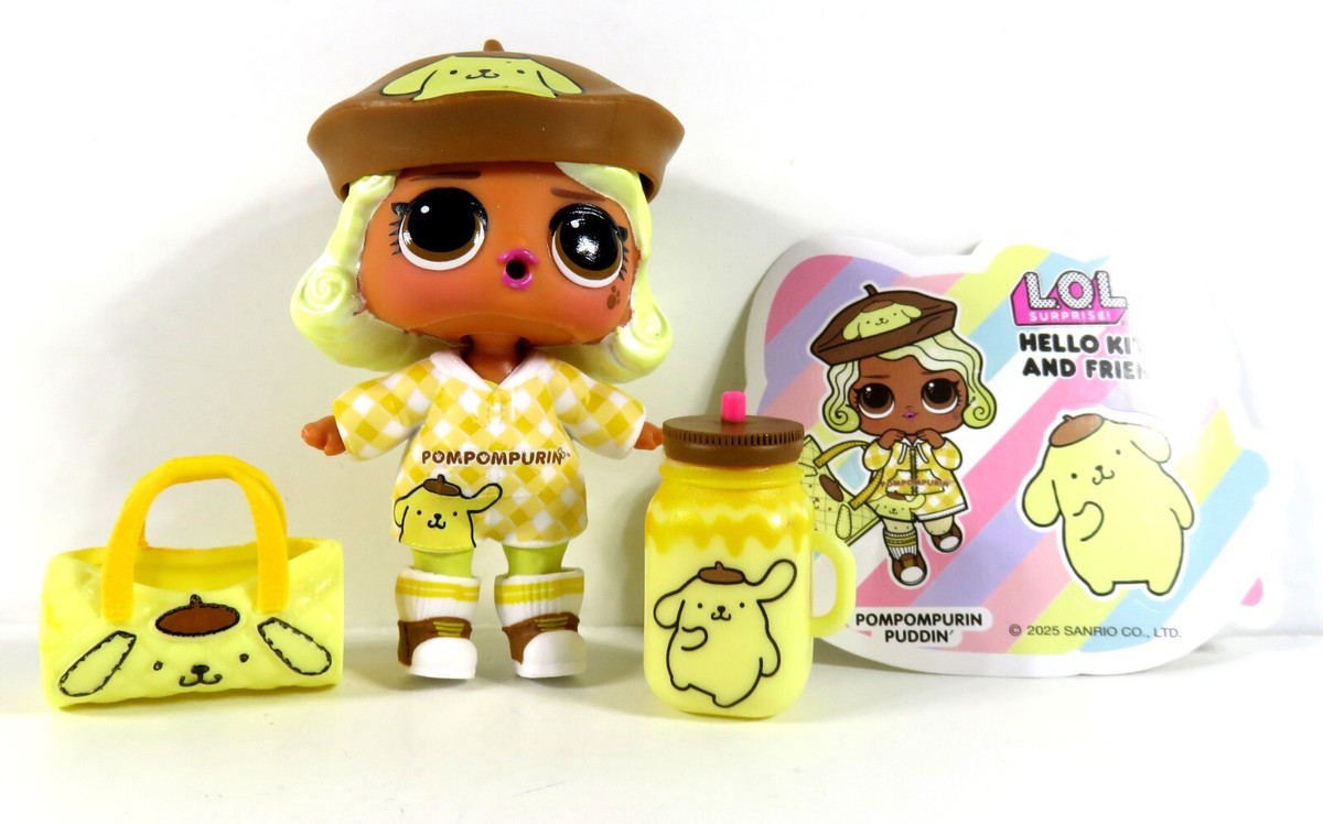 LOL Surprise Dolls Hello Kitty And Friends Pompompurin Puddin