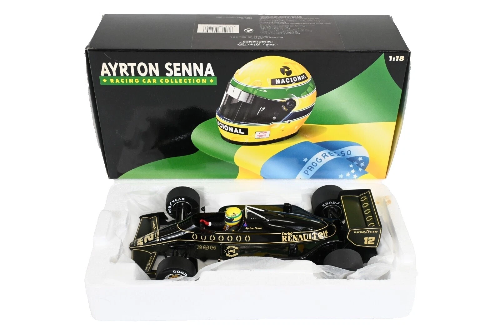 Black Diecast Formula 1 Cars Ayrton Senna
