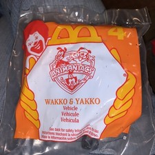 McDonald  s 1995 Warner Bros. Animaniacs Wakko  Yakko Kaboom Toy Vehicle NIP