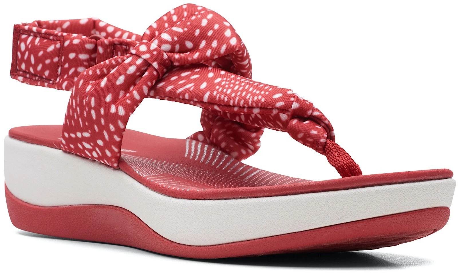 Sandali Clarks Cloudsteppers donna Arla Nicole rosso bianco 26161066