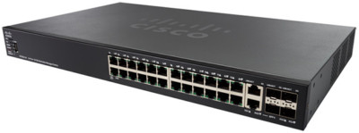 Cisco SF550X-24-K9-EU -  24-Port Managed Gigabit Switch with 4 x 10G SFP+ Uplink