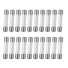 10pc 5x20mm 6x30mm Fast Blow Glass Fuse 250V 0.1-30A Fuse Blow Fast Acting Tube