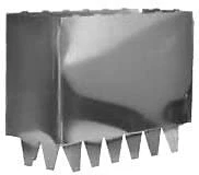 MOBILE HOME PARTS HVAC Metal Register Collar 4" x 8" (6" Deep)