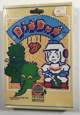 Dig Dug / Thunder Mountain / Commodore 64/128 Factory Sealed NIB New