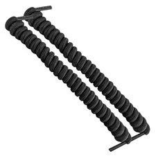 FOOTMATTERS Curly No Tie Shoe Laces - Elastic Spring Laces