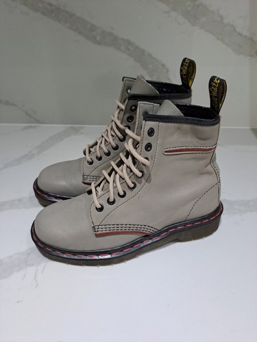 Dr. Martens Ladies ankle Boots Leather Grey UK 5 FAST P&P - Picture 2 of 21