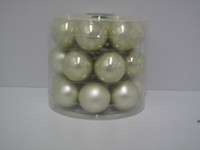 (0,32€/Stk.) 24X Weihnachtskugeln Glas 25 Mm Christbaumkugeln Baumschmuck