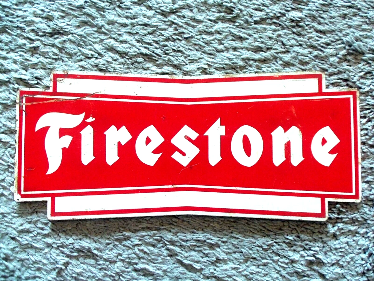Firestone Tire Sign Indiana Original Advertising Signs (1930-1969