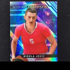 2022 Goodwin Champions Nikola Jovic Base Platinum High Series Cosmic /199