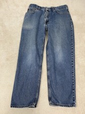 Levi  s Jeans Mens 38 Blue 560 Straight Leg Denim Pants 38 X 32 Baggy Fit
