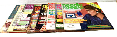8 Vintage Needle & Thread and Needlecraft for Today 1984 1985 Magazines Crafts