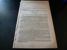 Government Report 1890 Alonzo Hix Co D 5th Indiana Legion Civil War