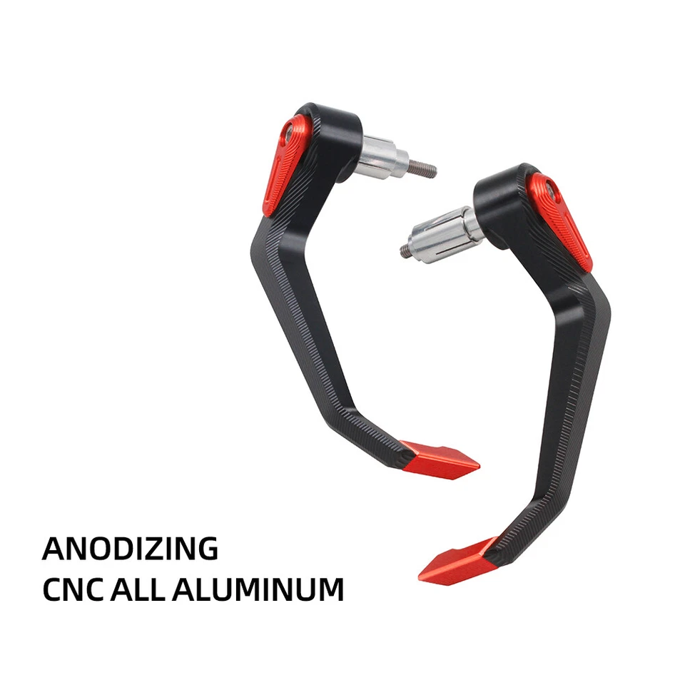 Motorcycle Brake Clutch Levers Guard Protector For triumph daytona 675 Red - Image 3 of 4