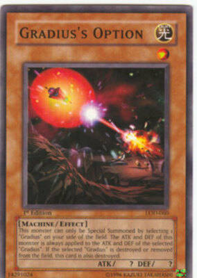 Gradius's Option - LOD-060 - Common - 1st Edition x3 - Lightly Played