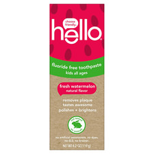 Fresh Watermelon Fluoride-Free Kids Toothpaste, 4.2oz Tube