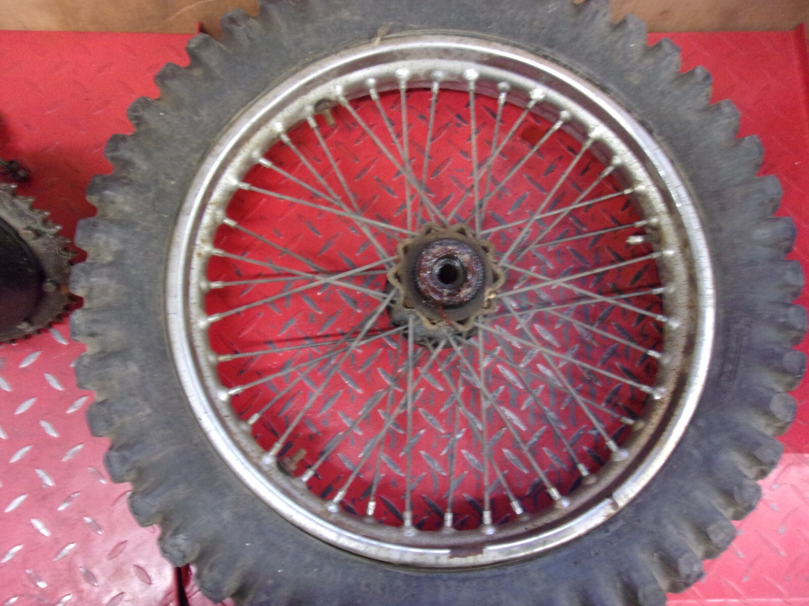1967 BSA VICTOR B44 441CC ENDURO REAR WHEEL #5051 | eBay