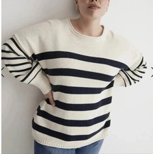 Madewell Pullover Sweater in Mixed Stripe