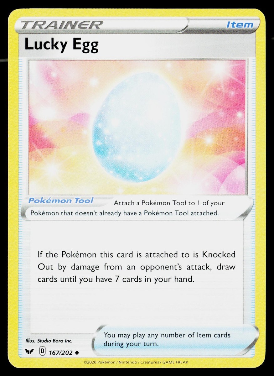 Lucky Egg, 167/202, Pokemon Trainer Trading Card, Item | eBay