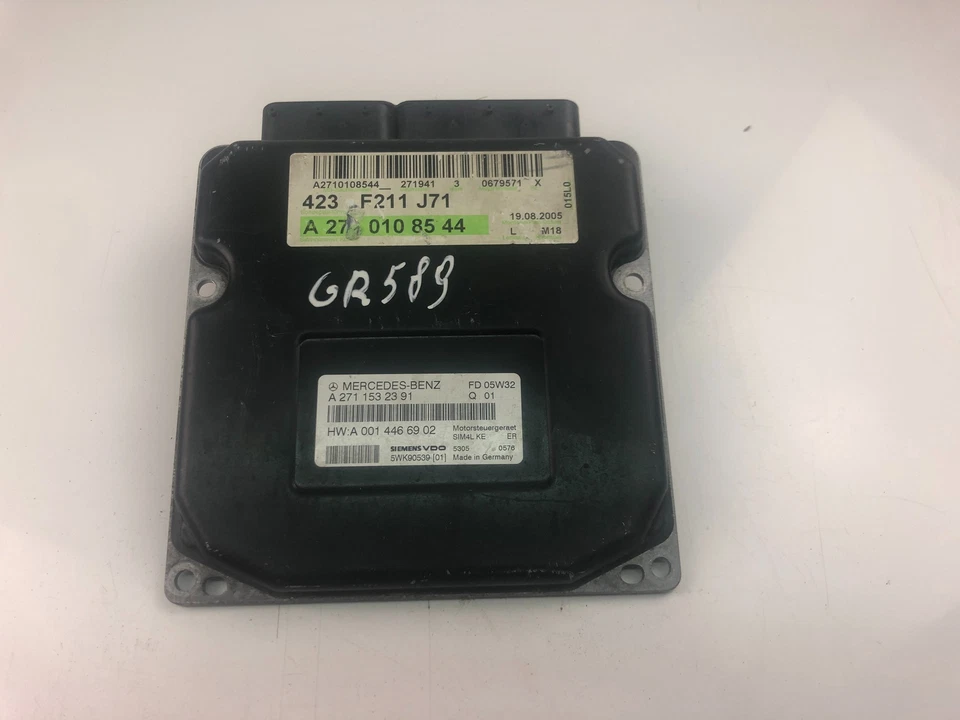 Centralina motore MERCEDES-BENZ CLK C209 A2711532391 A0014466902 ECU 15503777 - Immagine 2 di 4