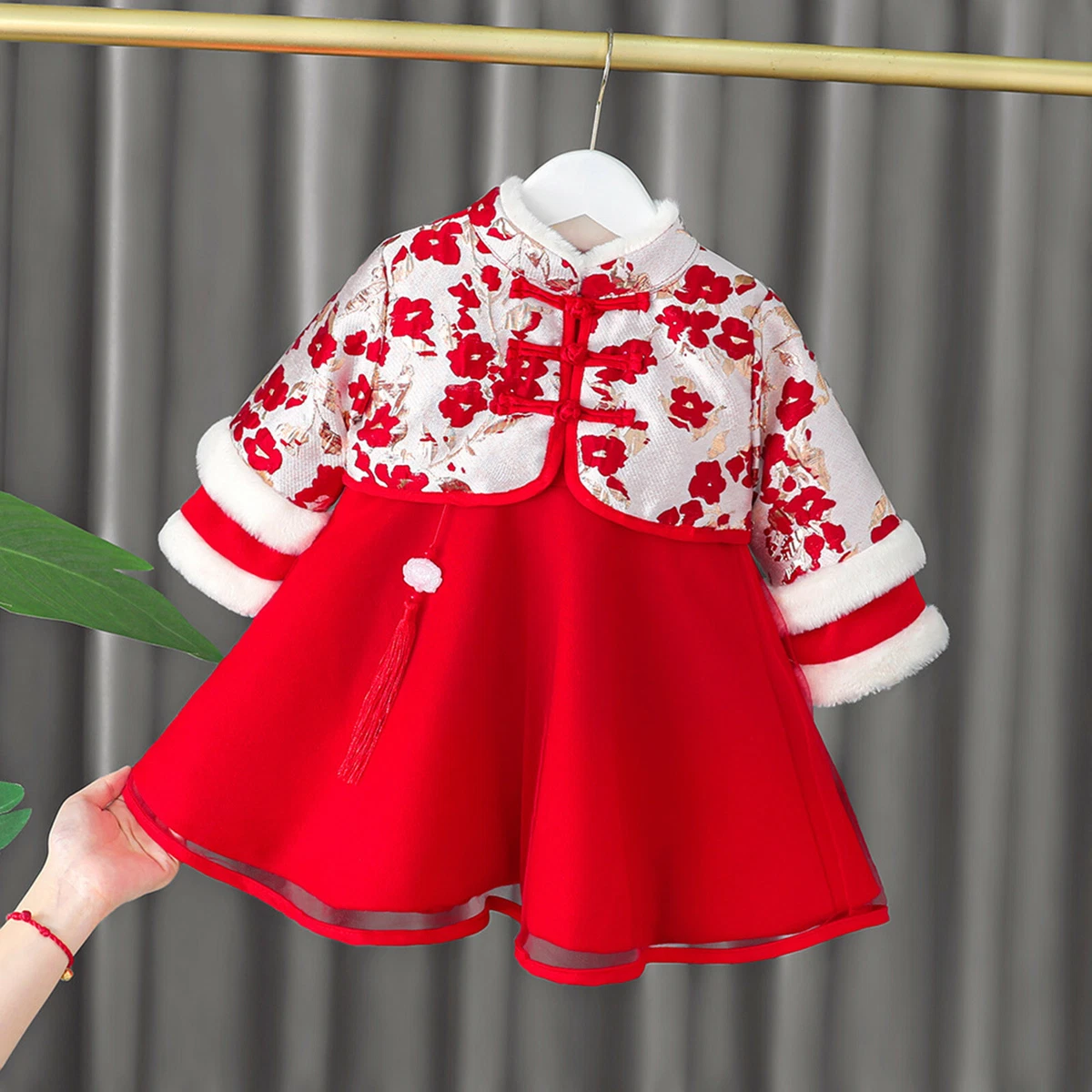 Baby girl dress and coat set sale