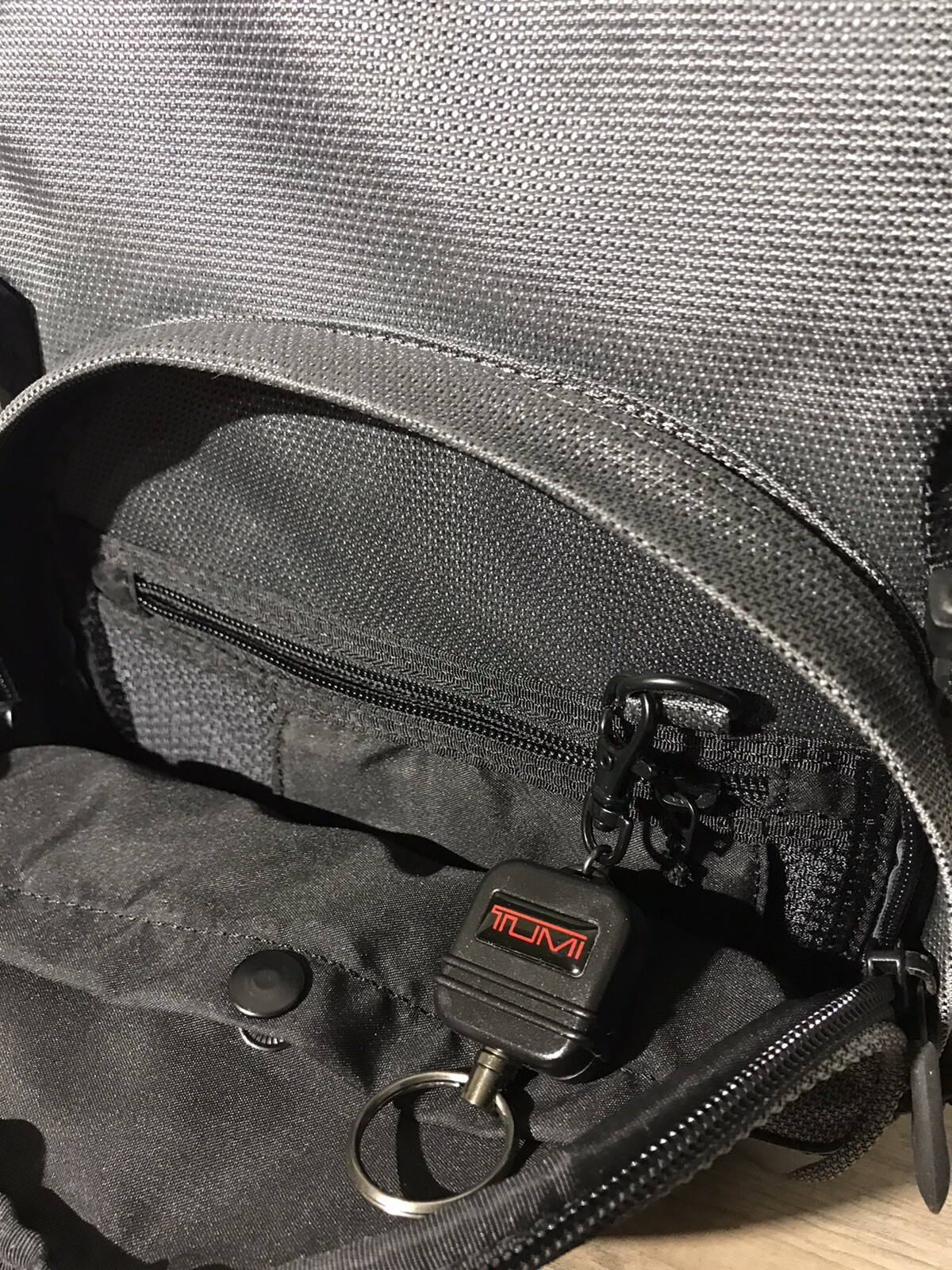 TUMI Backpack Bag Rucksack Gray & Black - image 9