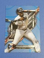 Miguel Andujar - 2018 Topps High Tek Rainbow Foil Blue #51/150  
