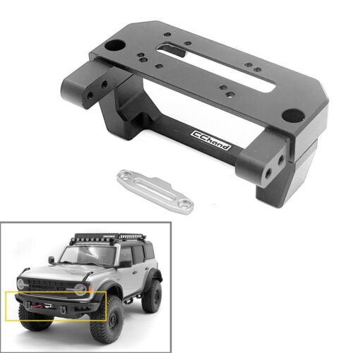 Metal Front Bumper Winch Mount For TRAXXAS TRX4 Ford BRONCO 2021 1/10 RC Car b - Picture 5 of 20
