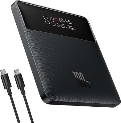 Baseus Laptop Powerbank Fast Charging, tragbares Ladegerät 20000mAh, schwarz 