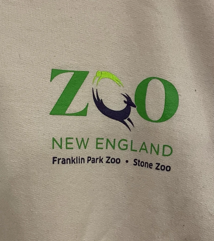 Gildan Jóvenes Niñas Zoo Nueva Inglaterra Franklin Park Zoo Acogedor Pullover Sudadera con Capucha Rosa M Foto 3 de 4