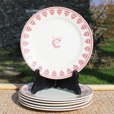 6er Set Dessertteller Comptoir de Famille Collection Faustine Ø 20,5 cm