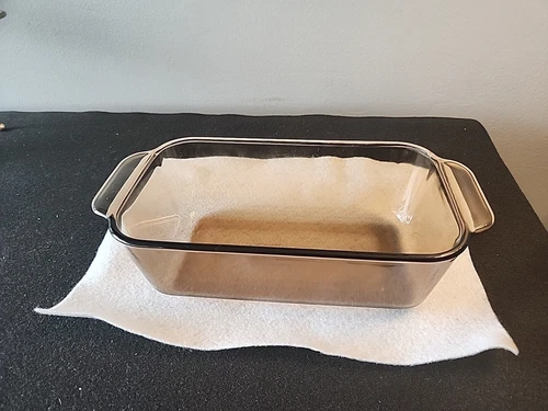Vintage! Corning PYREX Amber 213-R Baking Dish 1.5 Qt Glass USA Loaf Pan VGC