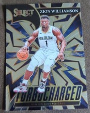 2021-22 Panini Select Turbocharged Zion Williamson #1 New Orleans Pelicans NM!