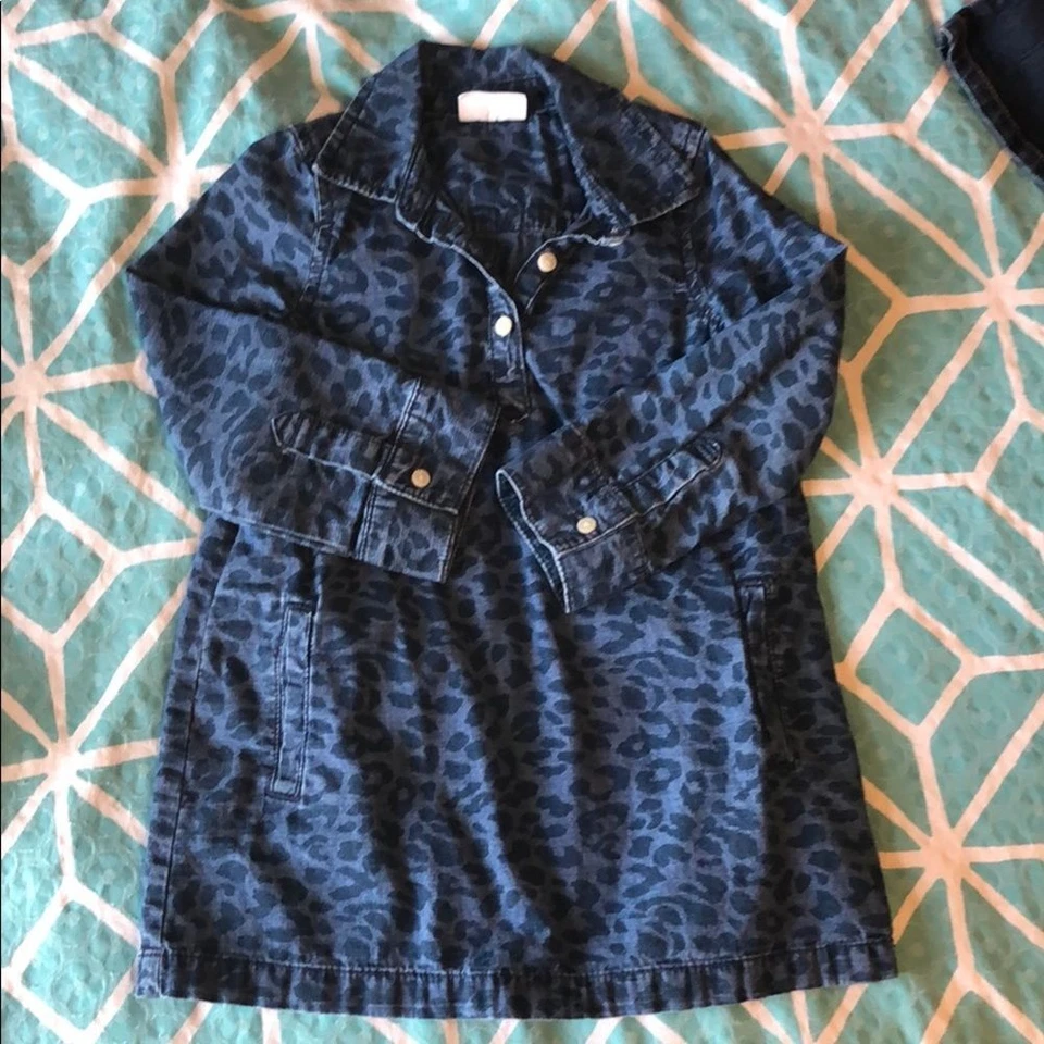 Vestido vaquero estampado guepardo y túnica Faded Glory Foto 2 de 4