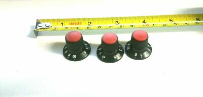 Restposten 3 Stck. Vintage schöner Potentiometer Knauf Vintage RF Radio Knauf Schalter