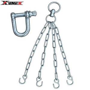 Unique Heavy Duty Punching Bag Chain Wall Bracket 4 Chains Steel Mount Hanging | eBay