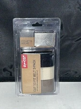 Levi's 3-pack Interchangeable Buckle Cut To Fit Belts Up to 42" New in Package