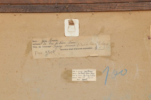 Yves MOISAN (1908-1976) Bord de Nièvre in Coulanges-lès-Nevers Burgund Nevers - Bild 4 von 6